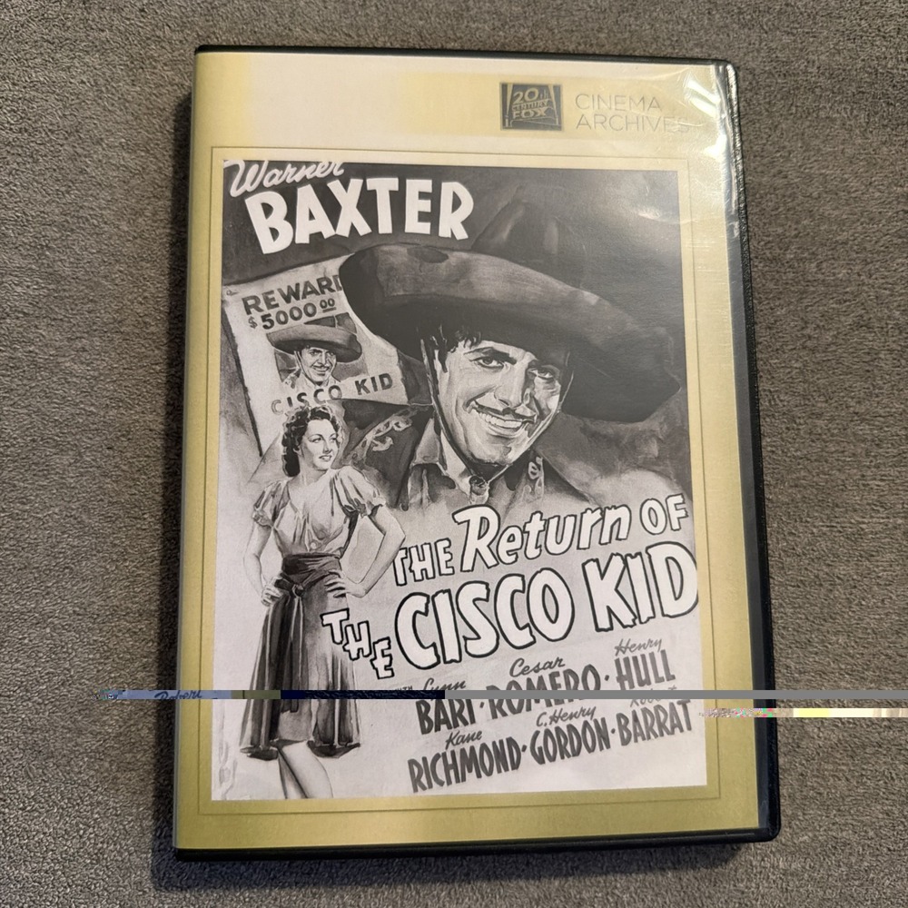 The Return of the Cisco Kid (DVD, 1939) Scratch Free